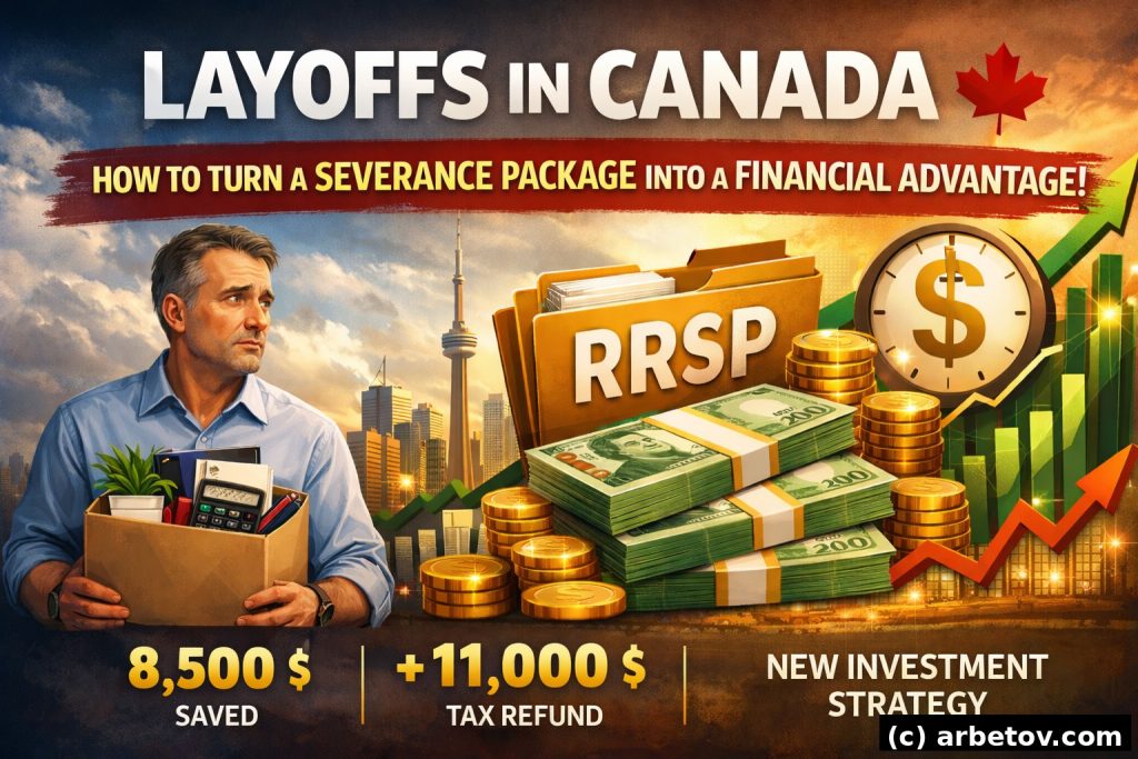 Layoffs in Canada — How to Turn a Severance Package into a Financial Advantage