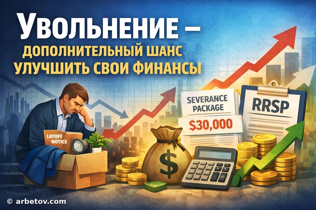 Увольнение в Канаде: как severance и RRSP улучшают финансы