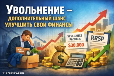 Увольнение в Канаде: как severance и RRSP улучшают финансы
