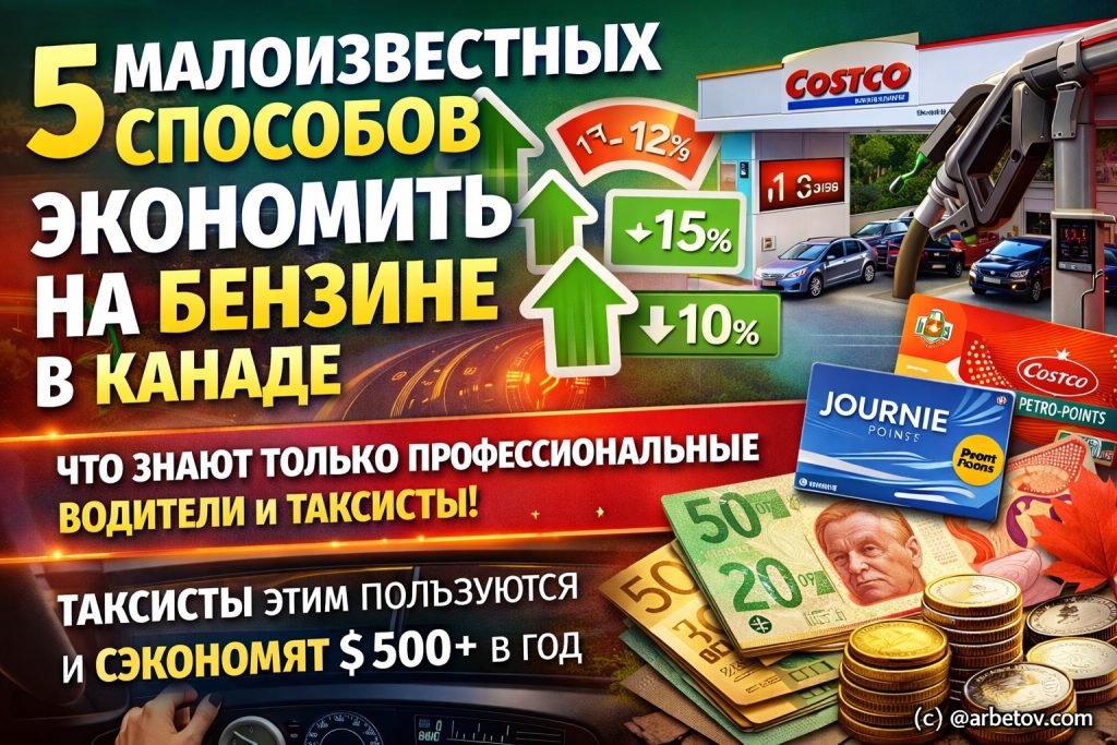 5 малоизвестных способов экономить на бензине в Канаде