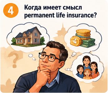Когда имеет смысл permanent life insurance?